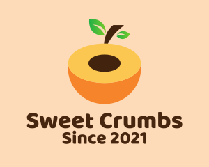 Sweet Peach Fruit  logo design