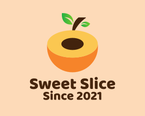 Sweet Peach Fruit  logo design