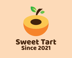 Sweet Peach Fruit  logo design