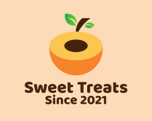 Sweet Peach Fruit  logo design