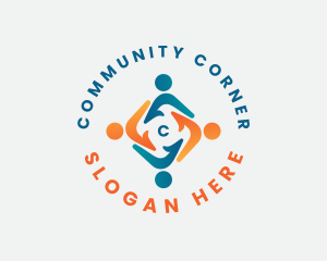 People Community Organization logo design