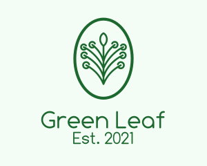 Green Plant Garden logo design