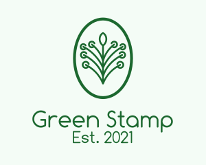 Green Plant Garden logo design