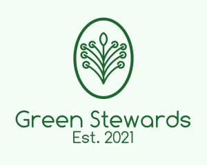 Green Plant Garden logo design