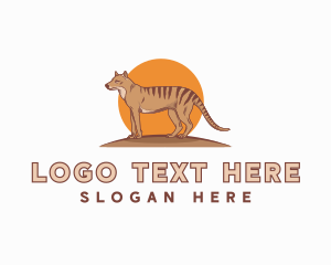 Wild Tasmanian Wolf Logo