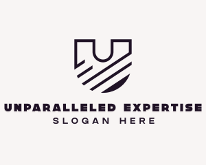 Professional Brand Letter U logo design