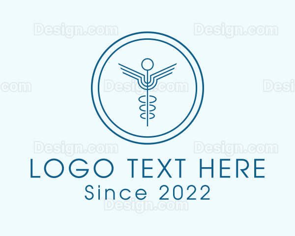 Medical Clinic Badge Logo