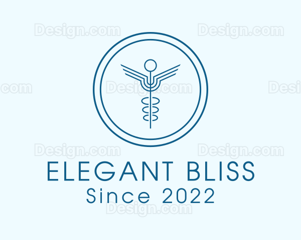 Medical Clinic Badge Logo
