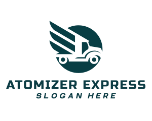 Forwarding Truck Express logo design