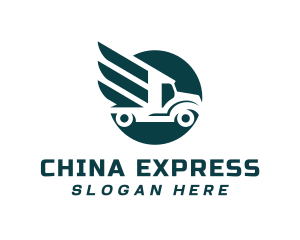 Forwarding Truck Express logo design