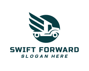 Forwarding Truck Express logo design