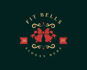 Christmas Decor Bell logo design