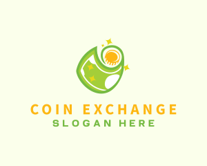 Coin Cash Money logo design