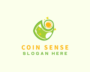 Coin Cash Money logo design