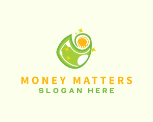 Coin Cash Money logo design