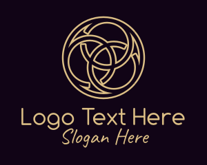 Bronze Celtic Knot logo