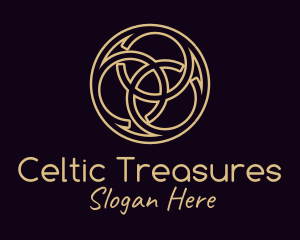Bronze Celtic Knot logo