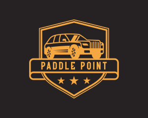 Car Shield Transportation Logo