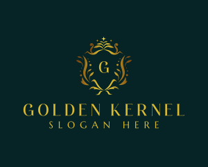 Luxury Shield Lettermark logo design