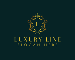 Luxury Shield Lettermark logo design