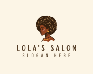 Afro Beauty Salon logo design