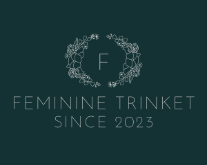 Feminine Flower Boutique logo design