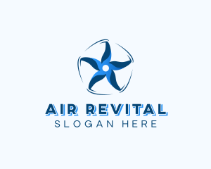 Fan Air Ventilation logo design