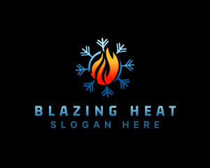 Element Heat Cold logo design