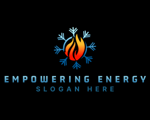 Element Heat Cold logo design