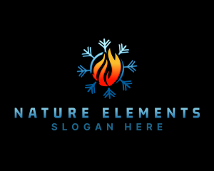 Element Heat Cold logo design