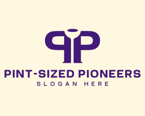 Plumber Plunger Letter P logo design