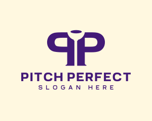 Plumber Plunger Letter P logo design
