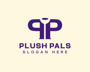 Plumber Plunger Letter P logo design