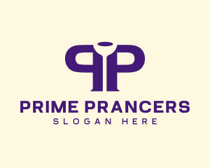 Plumber Plunger Letter P logo design