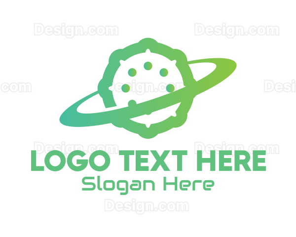 Green Virus Planet Logo