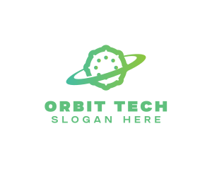 Germ Bacteria Orbit logo design