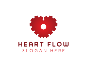 Red Mechanical Heart logo