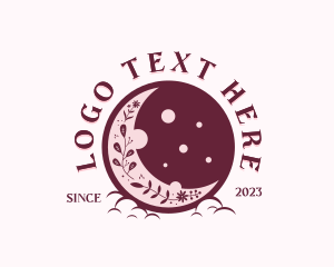 Holistic Floral Moon Logo