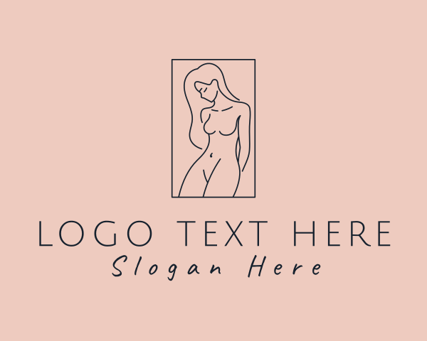 Nude logo example 3
