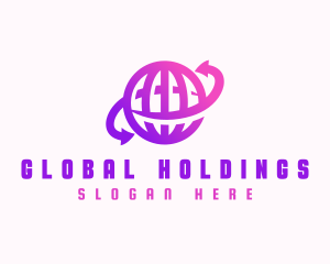 Global Arrow Logistics logo design