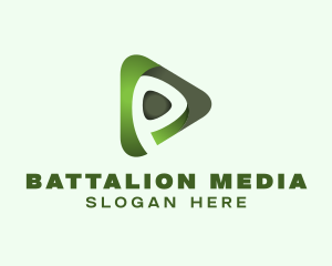 Play Button Media logo design