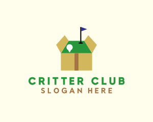 Minigolf Course Box logo design