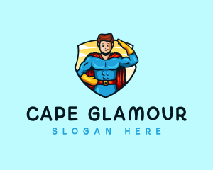 Superhero Cape Shield logo