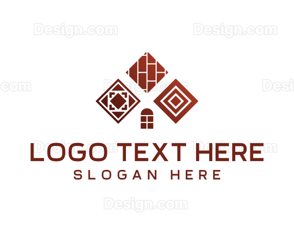 Tile Floor Pattern Logo