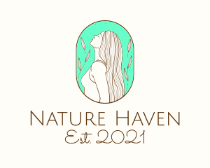 Woman Natural Spa logo design