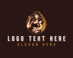 Sexy Seductive Woman logo