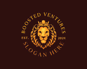 Luxury Noble Lion logo design