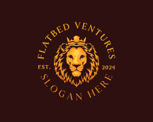 Luxury Noble Lion logo design