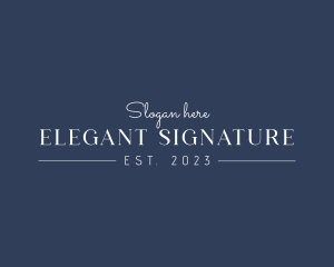 Elegant Luxury Brand logo design