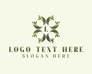 Sustainable Herbal Leaves logo